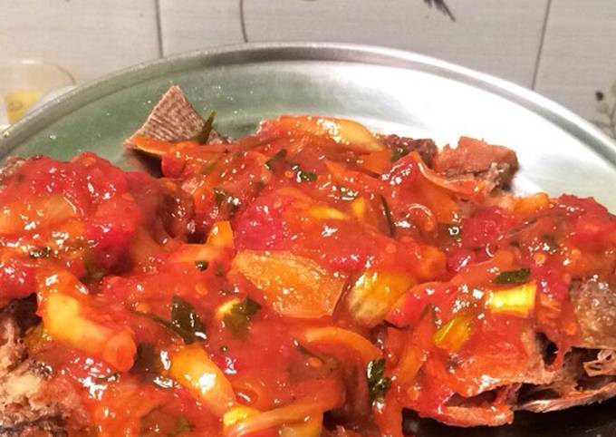 Resep Ikan nila asam manis / pedas manis 🤤 oleh Harpeny Fina Dilage