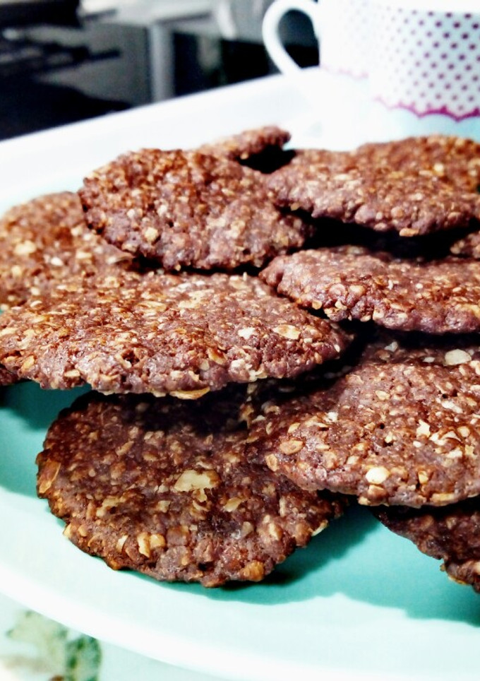 Una foto de Galletas de avena, chocolate y canela