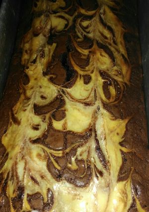 Foto resep Cheese cream brownies shiny crust