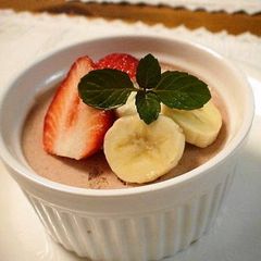 A picture of Delicious Chocolate Banana Mousse.