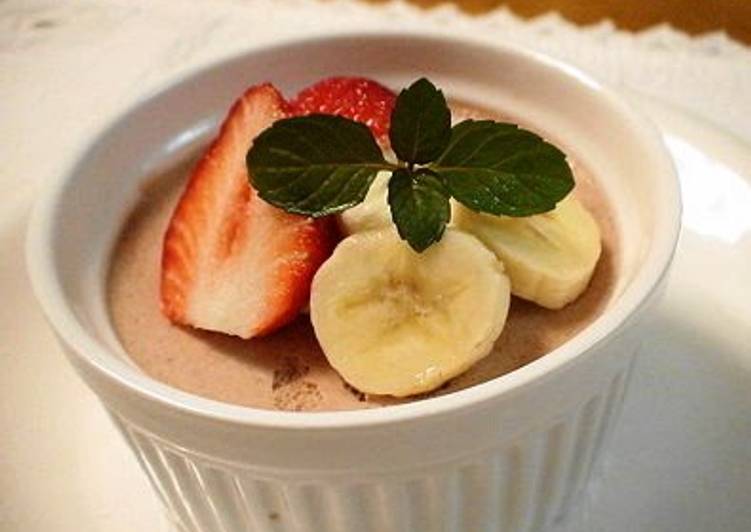 Recipe of Super Quick Homemade Delicious Chocolate Banana Mousse