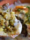 Sprout Stuffed Dahi Vada