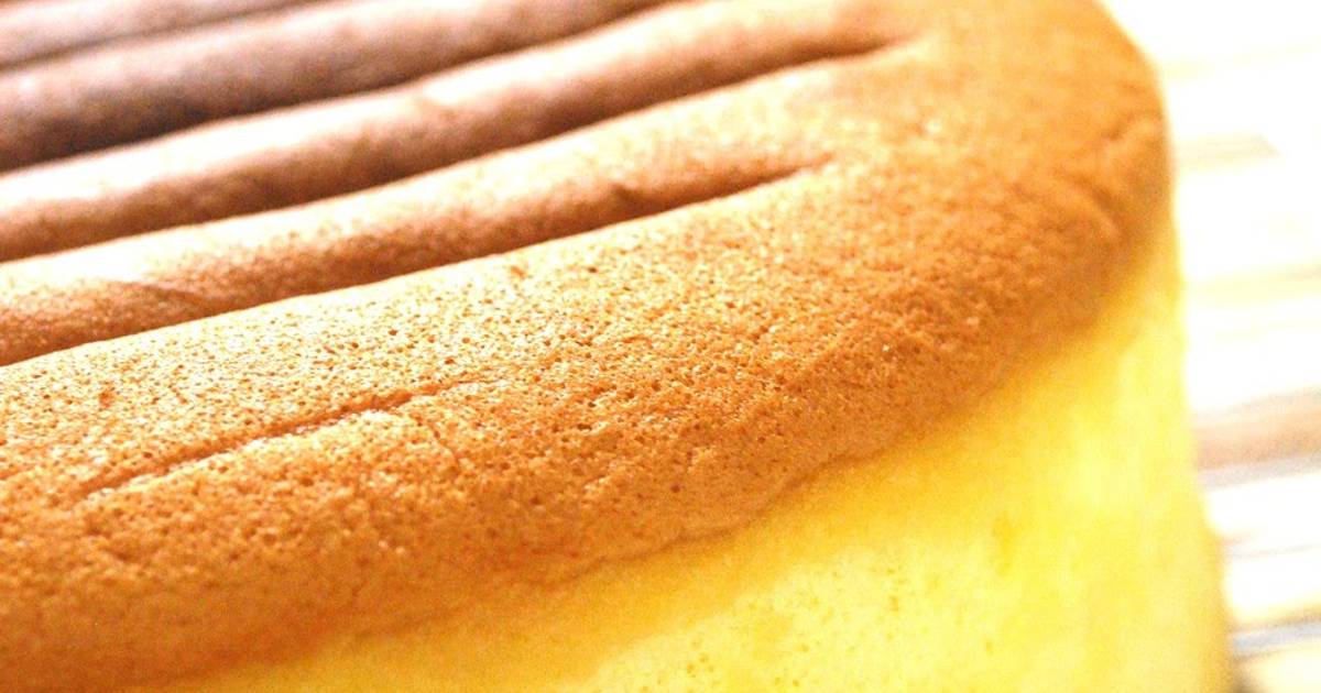 Rhubard & Custard Genoise Cake | Only Crumbs Remain