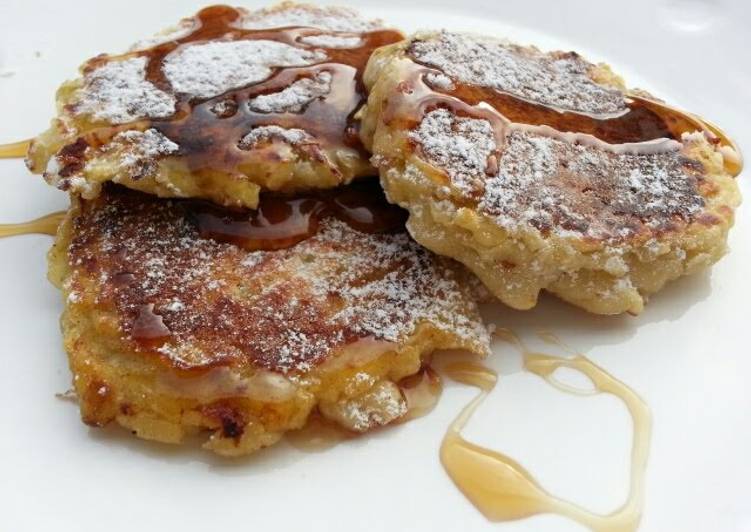 Easiest Way to Make Quick Apple Pancake / Diet Breakfast