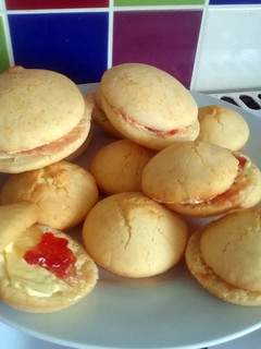 A picture of Vickys Plain Scones, Gluten, Dairy, Egg & Soy-Free.