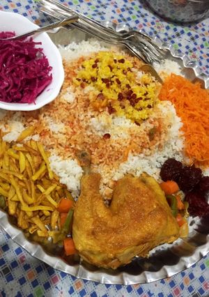 عکسی از دستور خورشت مرغ