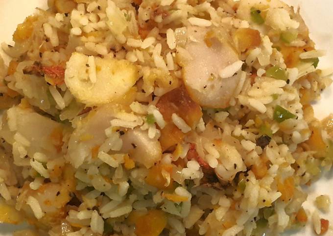 Easiest Way to Make Award-winning Easy Haddock &amp; Rice Dish.