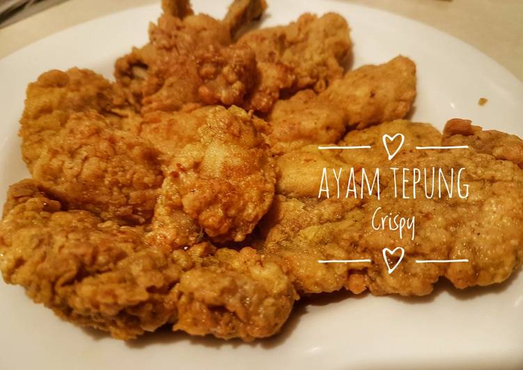 Ayam Tepung Crispy (Karage Ala Rumahan)