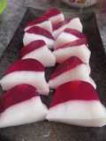 Agar-agar santan merah putih