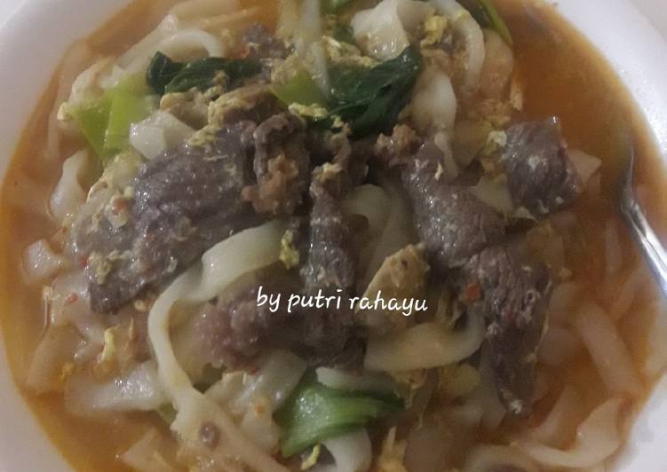 Resep Kwetiau Kuah Sapi Super Pedas Anti Gagal Resep Masakanku