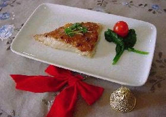 Butter-Miso Sauted White Fish