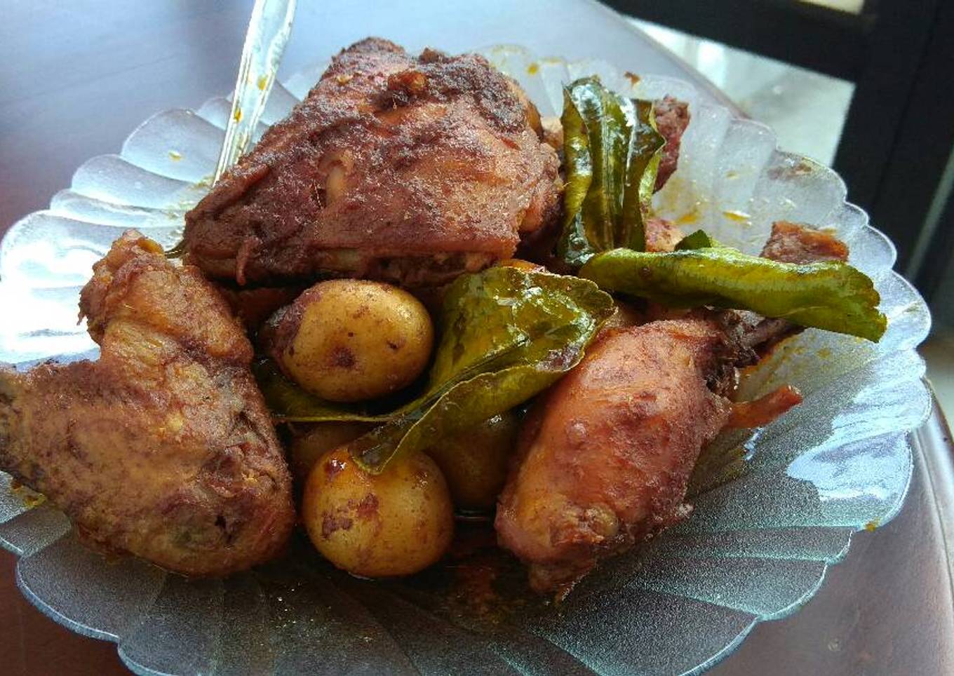 Rendang ayam simpel ala anak kos