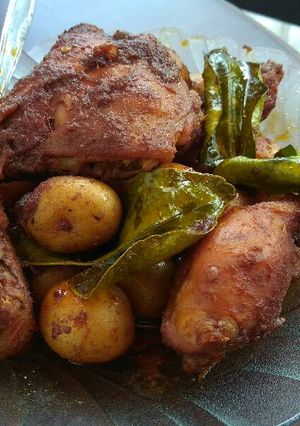 Foto resep Rendang ayam simpel ala anak kos
