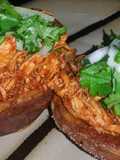 Ray's' Chicken Mole Stuffed Potatoe Skin