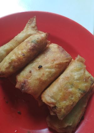 Foto resep Lumpia goreng isi jagung wortel