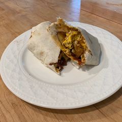 Breakfast burrito A picture of Breakfast burrito.
