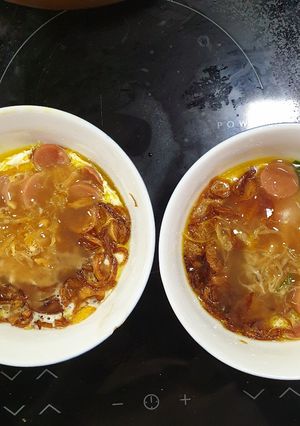 Hình của món Trứng chén nướng.