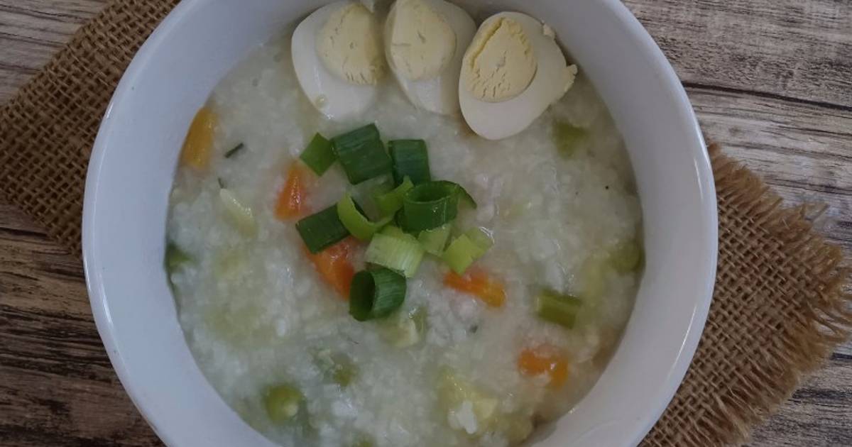Resep Bubur Jahe Sayuran (Ginger Vegetable Congee) oleh Devalesha