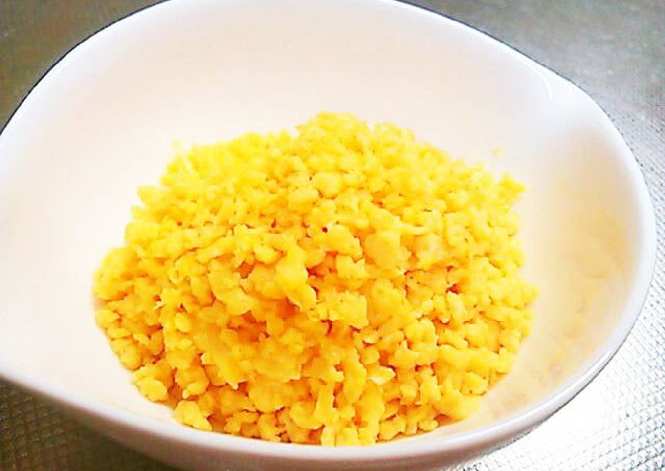 Fluffy & Crumbly Egg Soboro for Bibimbap