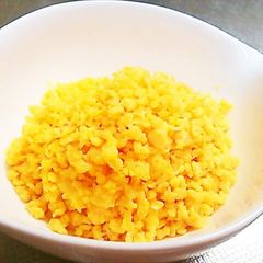 A picture of Fluffy & Crumbly Egg Soboro for Bibimbap.