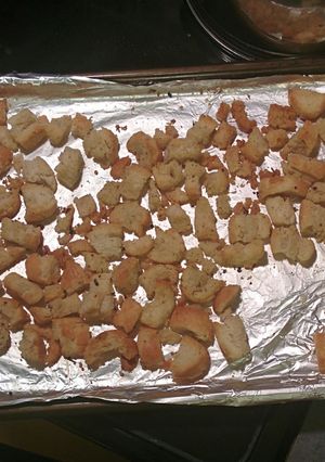 A picture of Homemade Croutons Recipe.