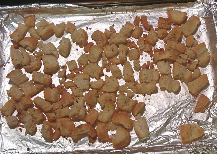 Recipe of Super Quick Homemade Homemade Croutons Recipe