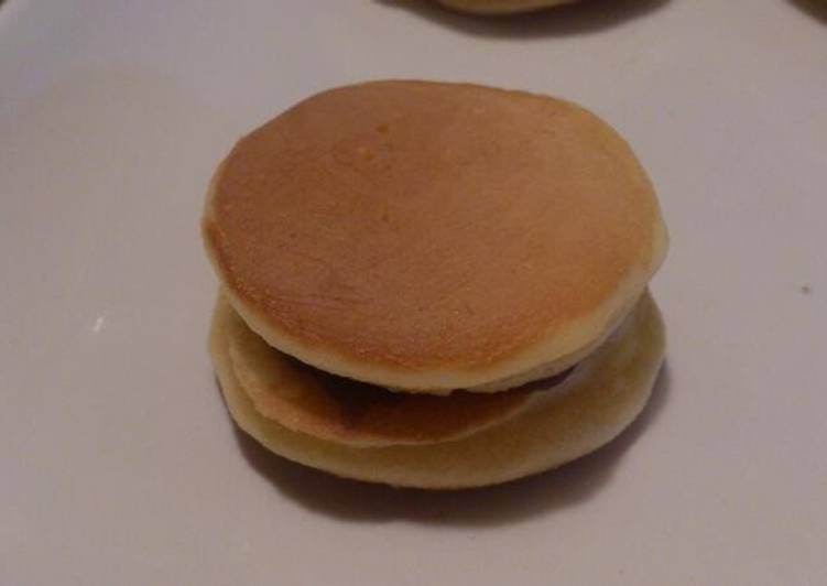 Steps to Make Any-night-of-the-week Springy Shiratamako Dorayaki Pancakes