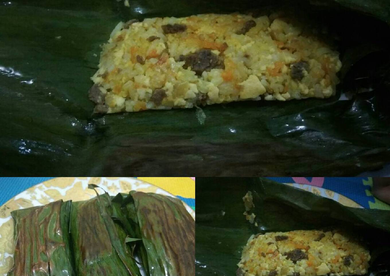 MPASI 11 Bulan Pepes Nasi Daging Sapi, Ayam dan Sayuran