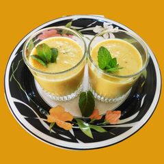 A picture of Mango lassi.