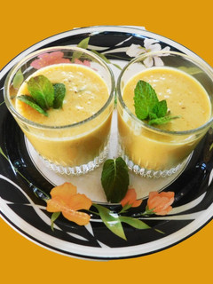 A picture of Mango lassi.