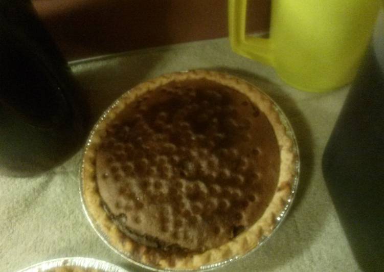 Steps to Make Super Quick Homemade Mimi&#39;s old fashioned fudge pie