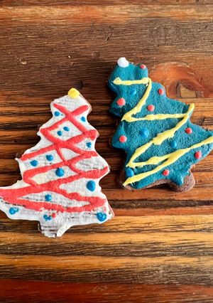 Una foto de Galletas de Navidad de chocolate
