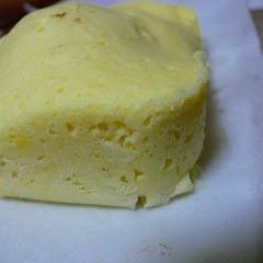 A picture of Steamed Bun using Pancake Mix and a Microwave.