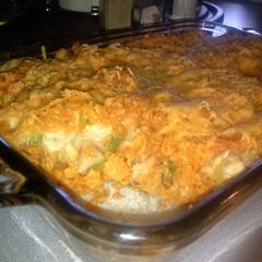 A picture of Doritos Chicken Casserole.