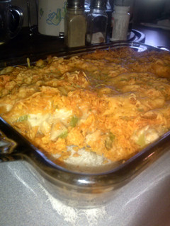 A picture of Doritos Chicken Casserole.