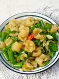 Tumis Bunga Bawang Kikil