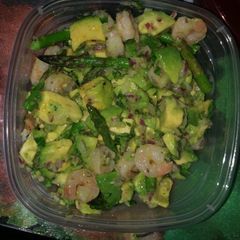 A picture of Avacado shrimp salad summertime fresh!.