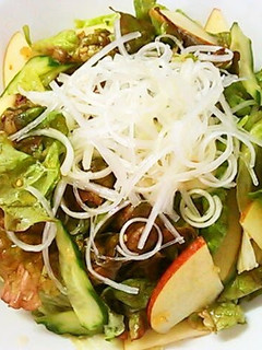A picture of Korean-Style Choregi Salad with Homemade Dressing.