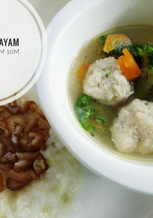 Foto resep Sup bakso ayam MPASI 10m