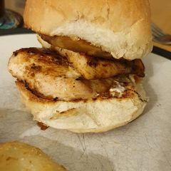 A picture of Jerk Chicken Burger.