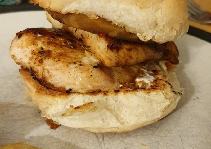 Easiest Way to Prepare Award-winning Jerk Chicken Burger