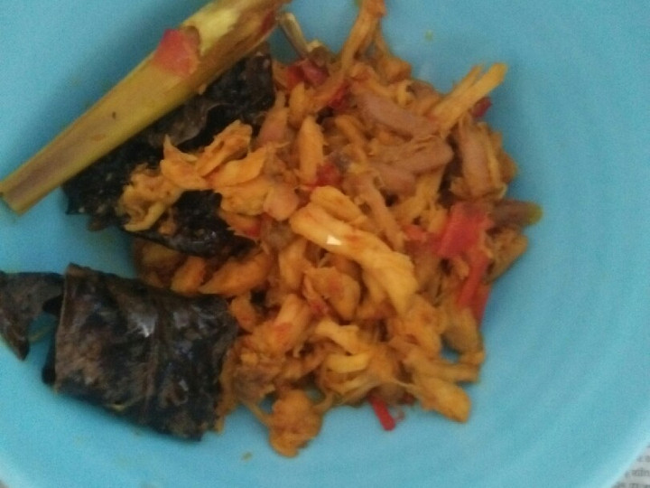 Cara Gampang Menyiapkan Ayam suwir manis pedas, Sempurna