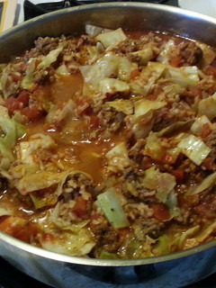 A picture of Unstuffed Cabbage Rolls.