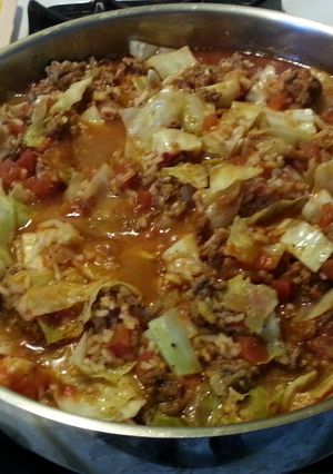 A picture of Unstuffed Cabbage Rolls.