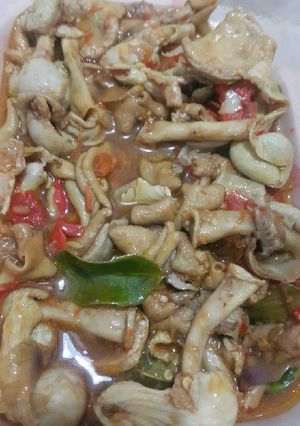 Foto resep Usus Mercon daun jeruk