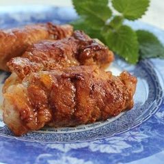 A picture of Kimchi Pork Rolls.