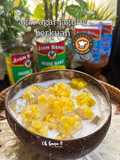 Agar agar jagung berkuah