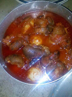A picture of Goat meat stew.