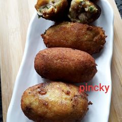 Poha cutlet A picture of Poha cutlet.