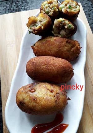 A picture of Poha cutlet.